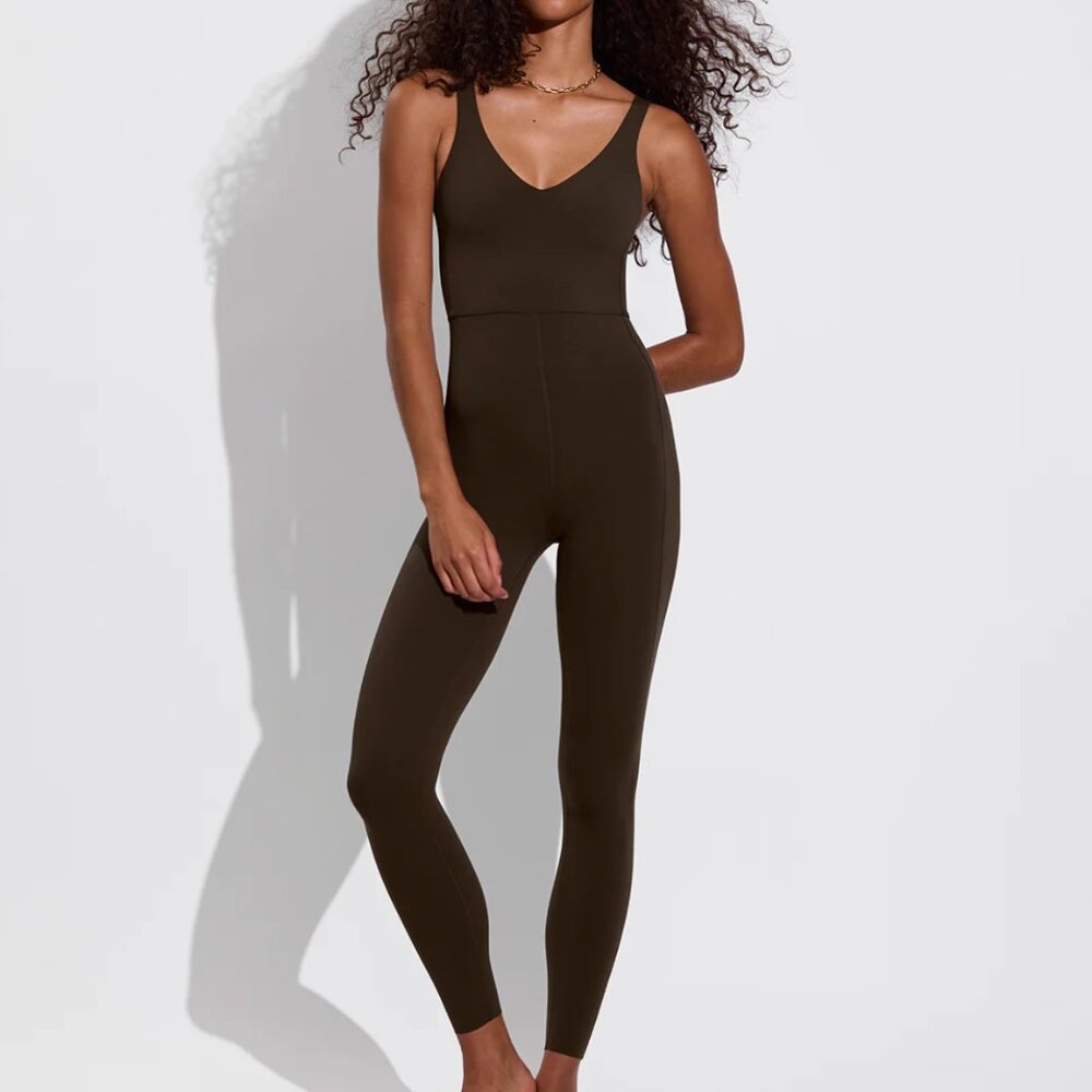 Left on Friday Plunge Playsuit 27"